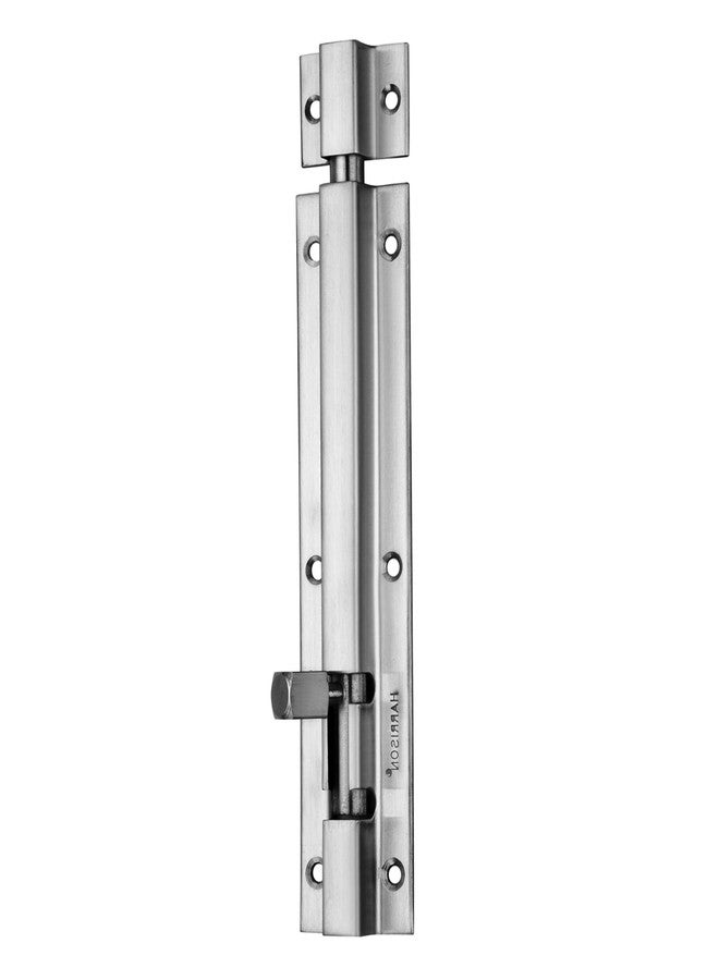 Harrison 0810 Steel Tower Bolt 4 Inch with Square Knob | Tower Bolt for Main Door, Bathroom | Kundi Door Latch for Bedroom | Chitakni, Tower Bolt for Home,Offices Doors,Windows (SS Finish, Pack of 2) - Image 2